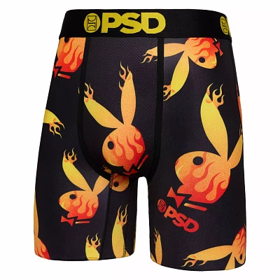 PSD Flaming Playboy Bunny Boxer Briefs