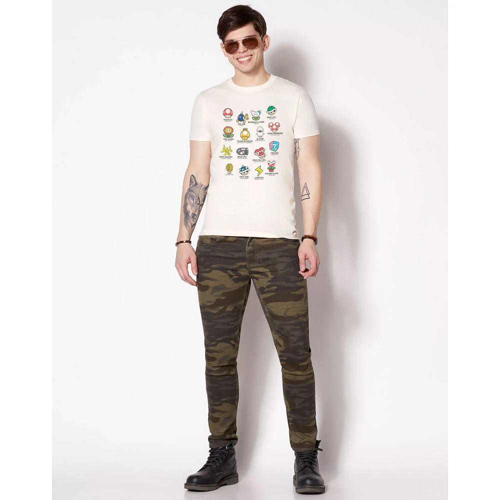 Mario Kart Objects T Shirt - Nintendo