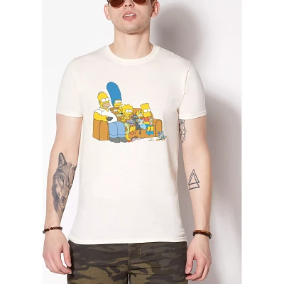 Simpson's Family Couch T Shirt- The Simpsons