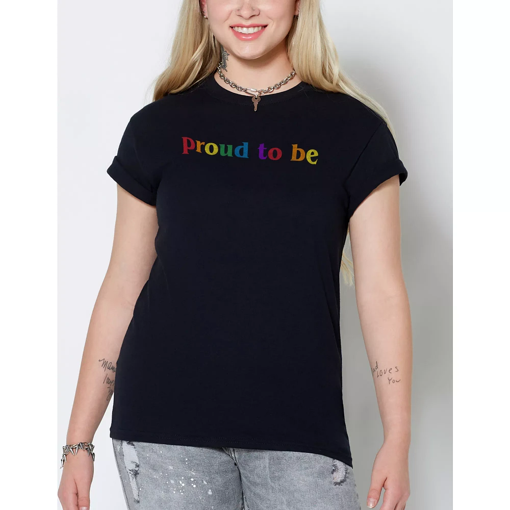 Rainbow Proud To Be T Shirt