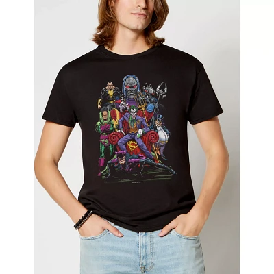 DC Villain Team T Shirt - Warner Bros. 100