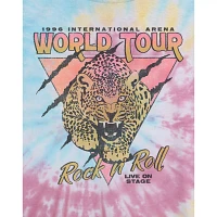 Tie Dye World Tour Cropped T Shirt