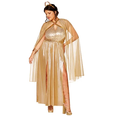 Adult Roman Goddess Plus Dress Costume - The Signature Collection
