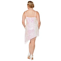 Adult Darling Flapper Plus Size Dress Costume