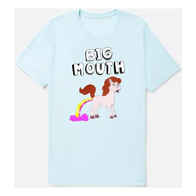 Horse Rainbow T Shirt - Big Mouth