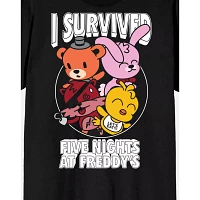 I Survived T Shirt - Five Night's at Freddy's