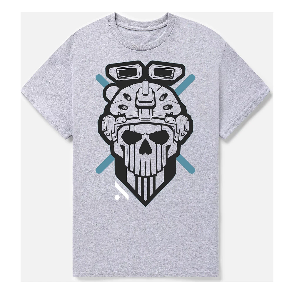 MW2 Skull Helmet T Shirt - Call of Duty