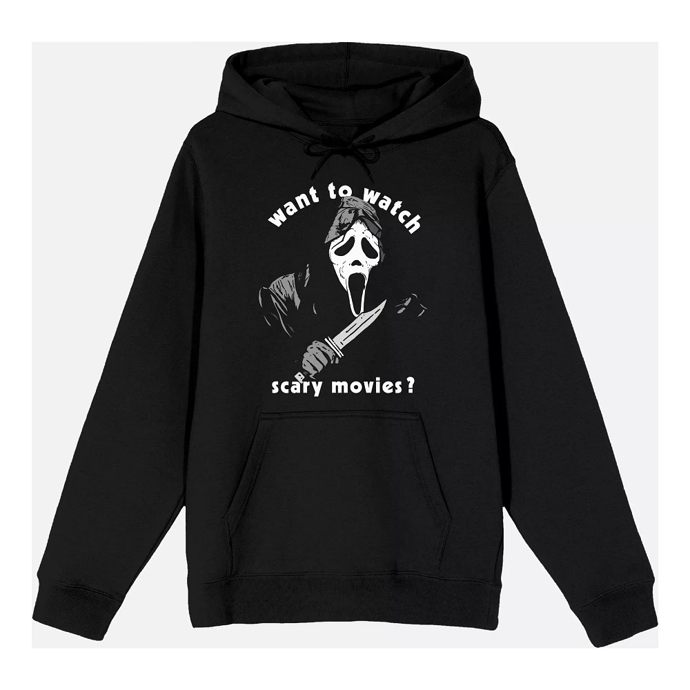 Ghost Face Want to Watch Scary Movies Hoodie