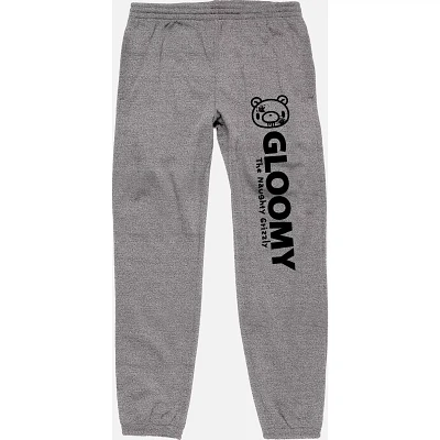 Gloomy Bear Logo Jogger Pants Gray