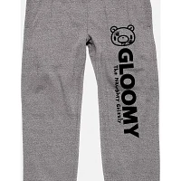 Gloomy Bear Logo Jogger Pants Gray