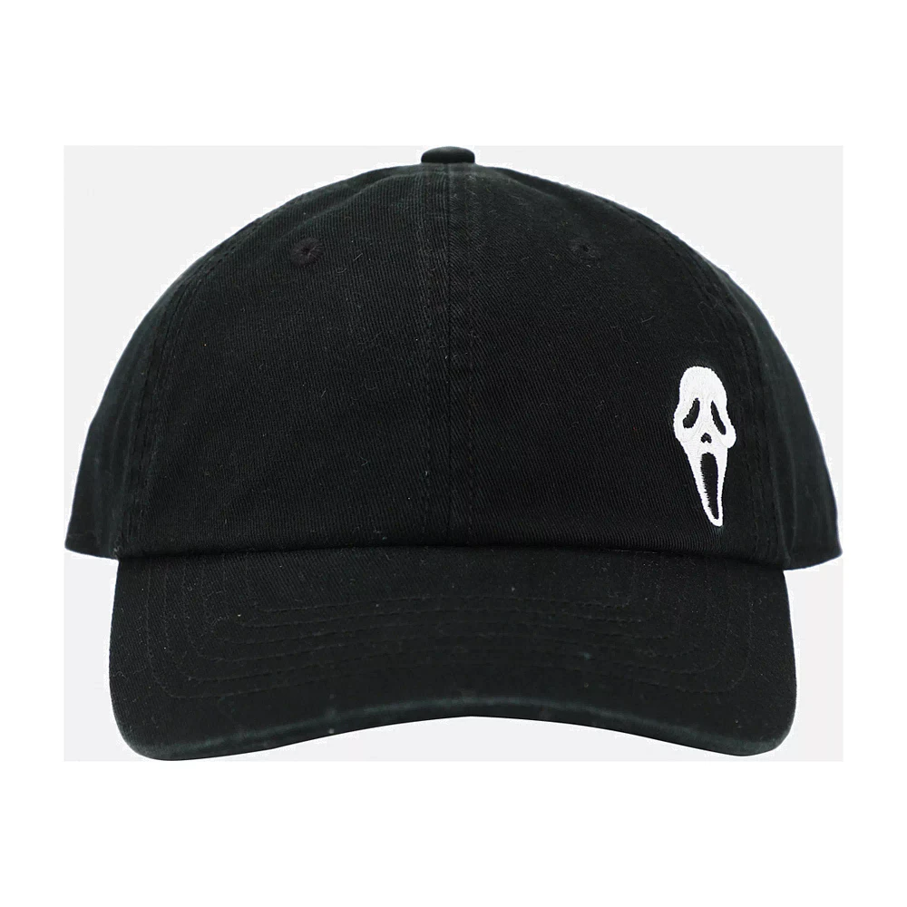 Black Ghost Face Icon Dad Hat