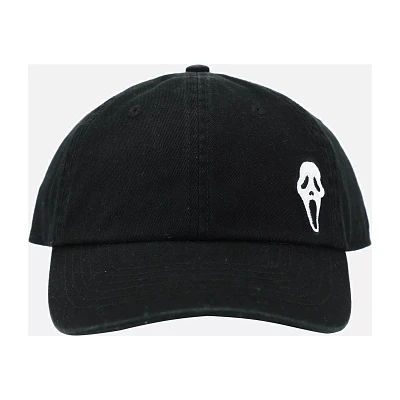 Black Ghost Face Icon Dad Hat