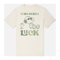 Who Needs Luck Snoopy T Shirt - Peanuts