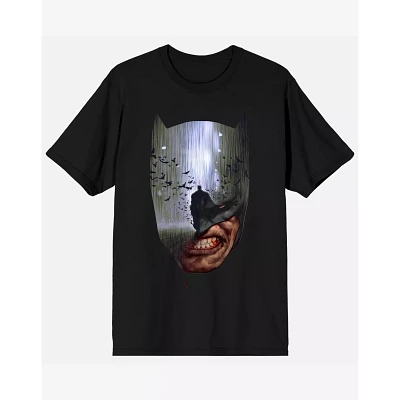 Batman Mask Mirror T Shirt - DC Comics