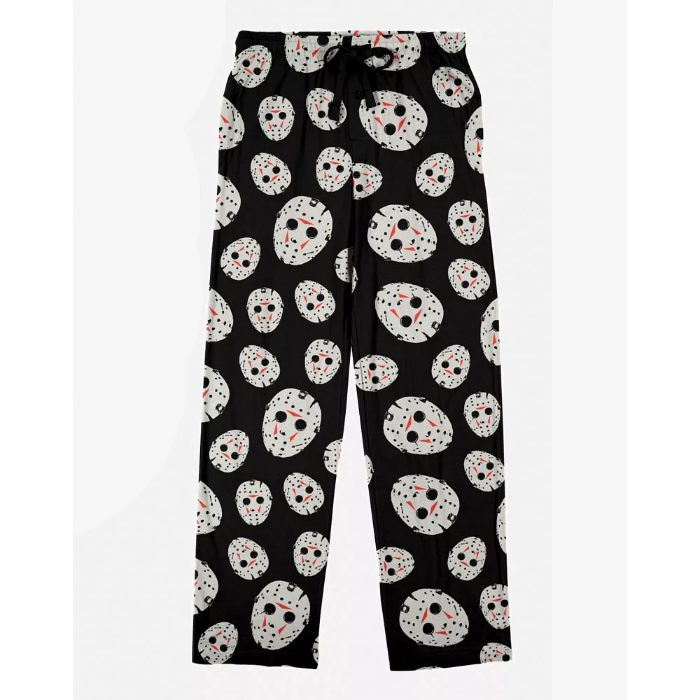 Jason Voorhees Mask Print Lounge Pants - Friday the 13th