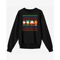 Black South Park Characters Crewneck Sweatshirt