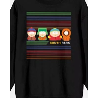 Black South Park Characters Crewneck Sweatshirt