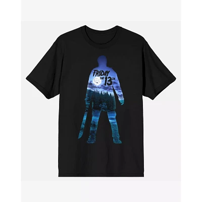 Jason Voorhees Camp Silhouette T Shirt - Friday the 13th