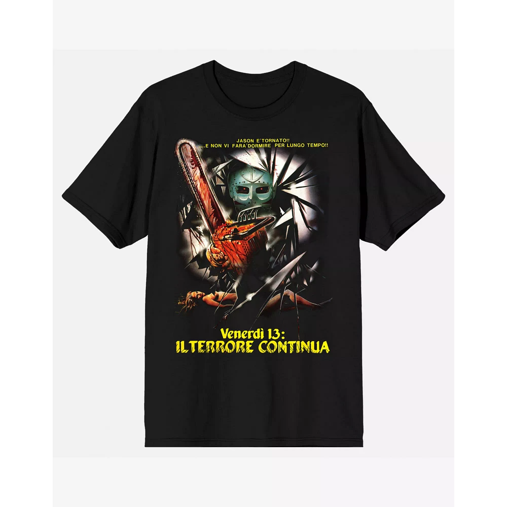 the Final Chapter Italian Poster T Shirt - Friday 13th