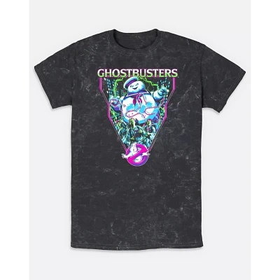 Stay Puft Marshmallow Man Acid Wash T Shirt - Ghost Busters