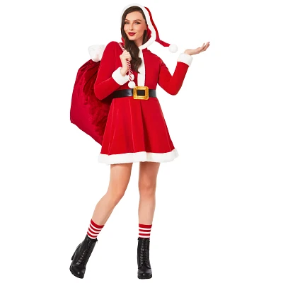 Adult Mrs. Claus Skater Dress