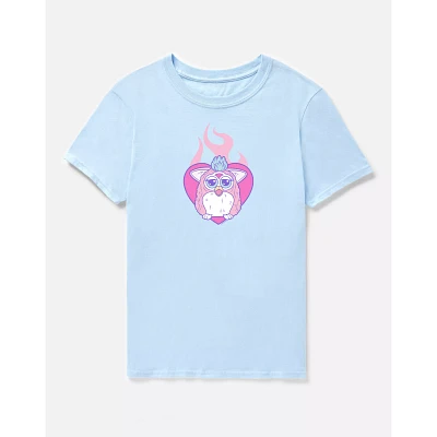 Furby Flaming Heart T Shirt