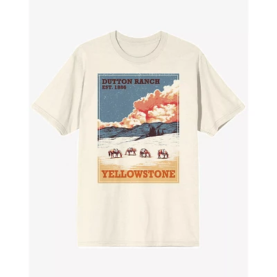 Retro Dutton Ranch T Shirt - Yellowstone