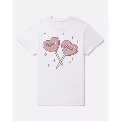 You Suck Heart Pops T Shirt