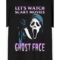 Ghost Face Let's Watch Scary Movies T Shirt