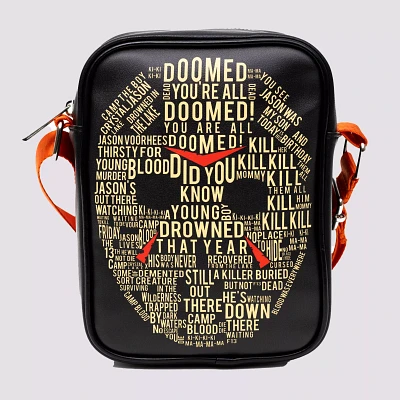 Buckle-Down Jason Voorhees Flat Crossbody Bag - Friday the 13th
