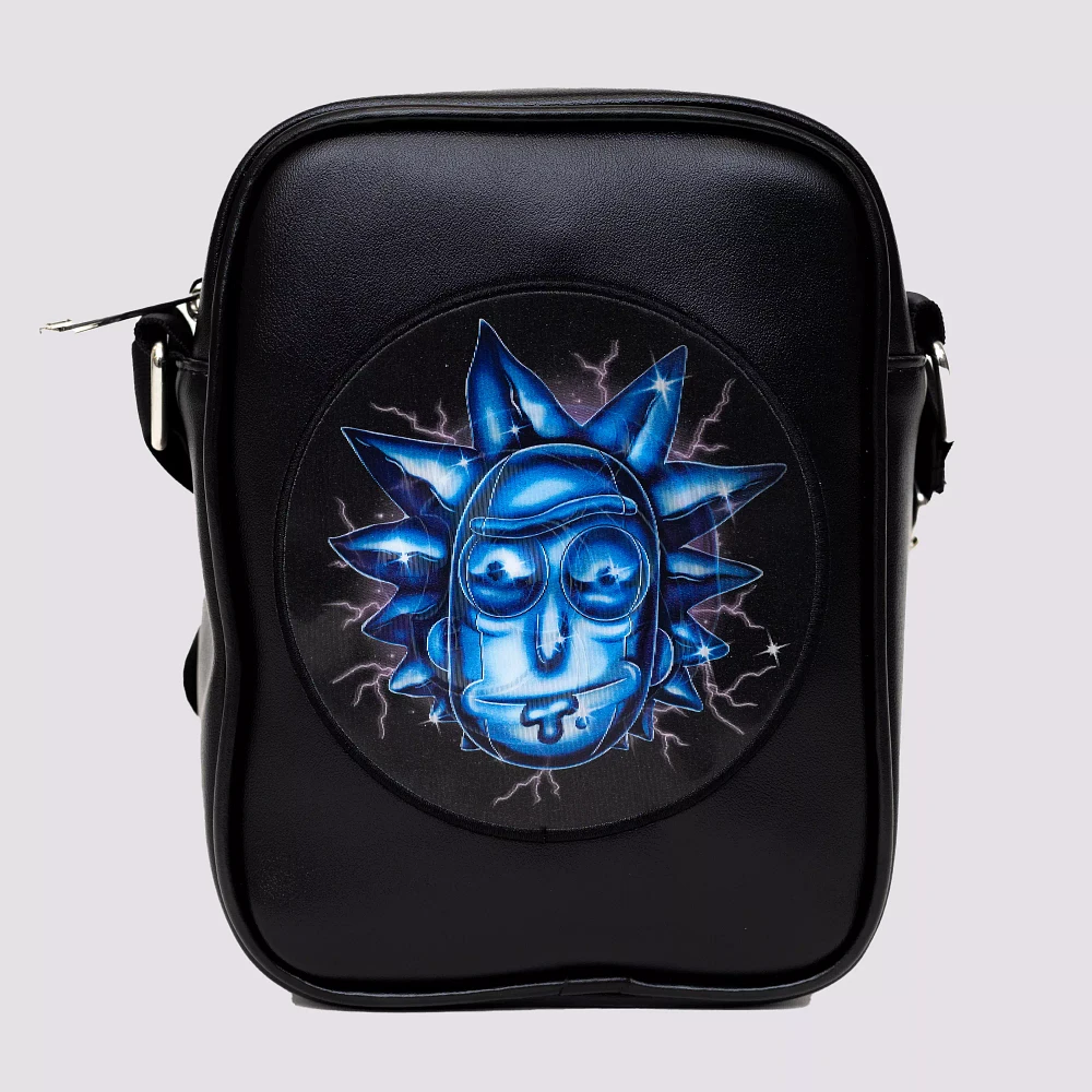 Buckle-Down Rick and Morty Electric Face Crossbody Bag