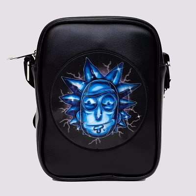 Buckle-Down Rick and Morty Electric Face Crossbody Bag