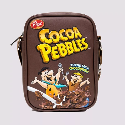 Buckle-Down Cocoa Pebbles Fred and Barney Cereal Box Crossbody Bag - The Flintstones