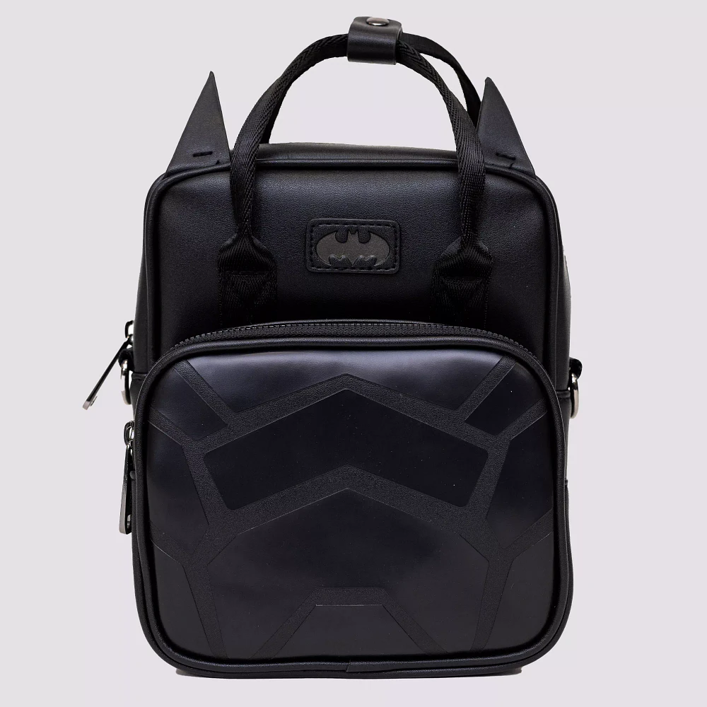 Buckle-Down Batman Embossed Armor Crossbody Bag - DC Comics