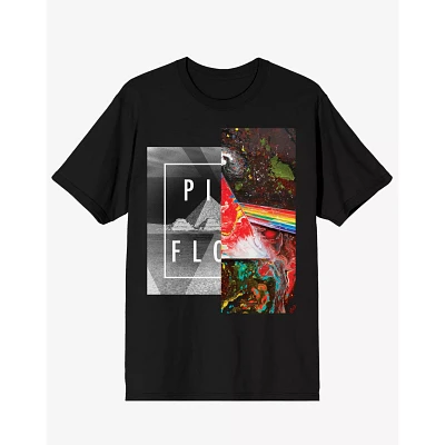 the Dark Side of Moon Abstract Paint T Shirt - Pink Floyd