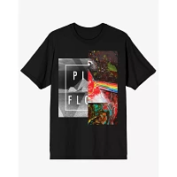the Dark Side of Moon Abstract Paint T Shirt - Pink Floyd