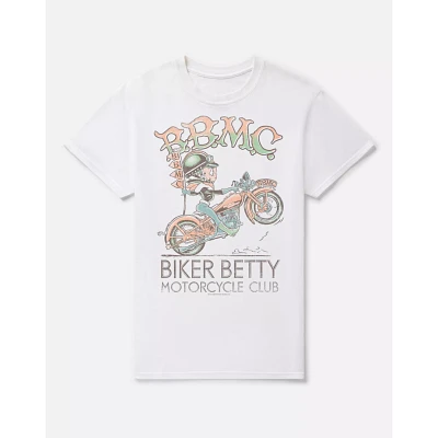Biker Betty Boop Motorcycle Club T Shirt