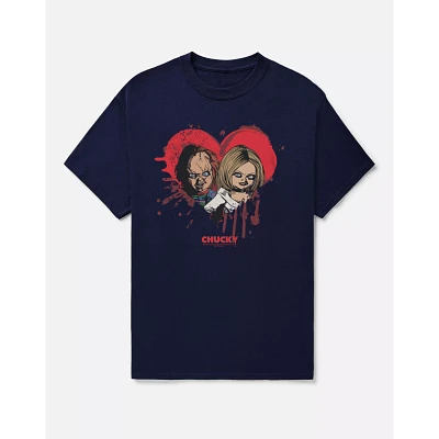 Chucky and Tiff Heart T Shirt