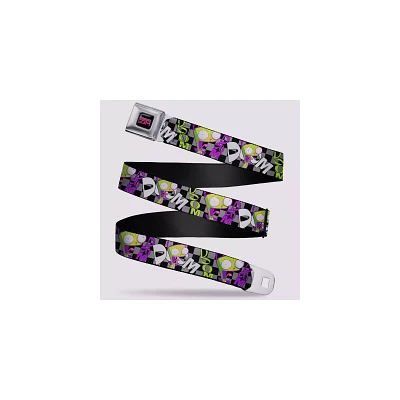 Buckle-Down Checkered GIR Doom Seatbelt Belt - Invader Zim