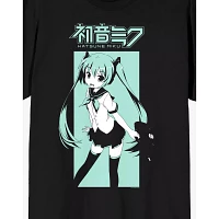 Black and Teal Hatsune Miku T Shirt