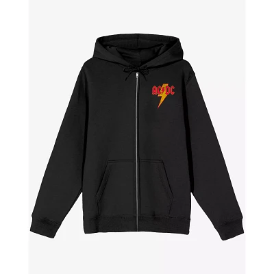 ACDC Band Logo Zip Hoodie