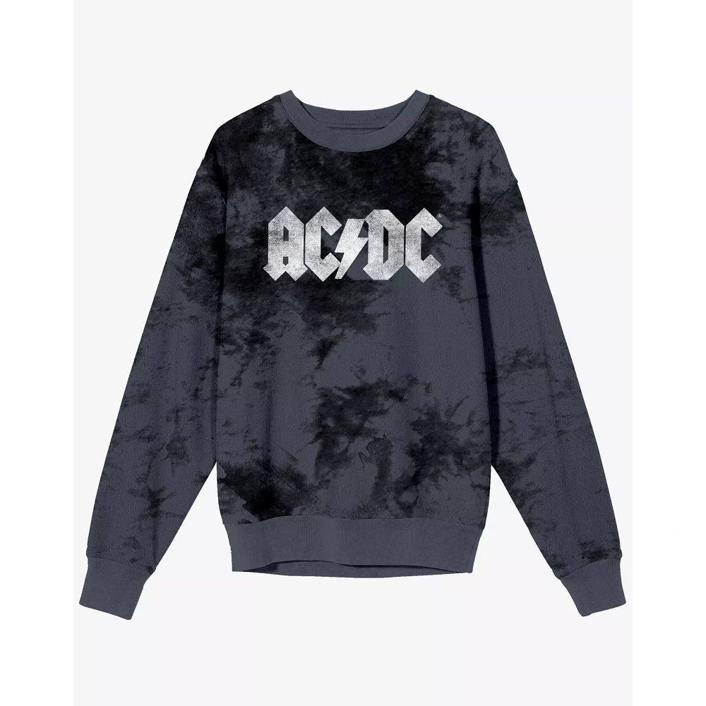 ACDC Gray Tie Dye Sweatshirt