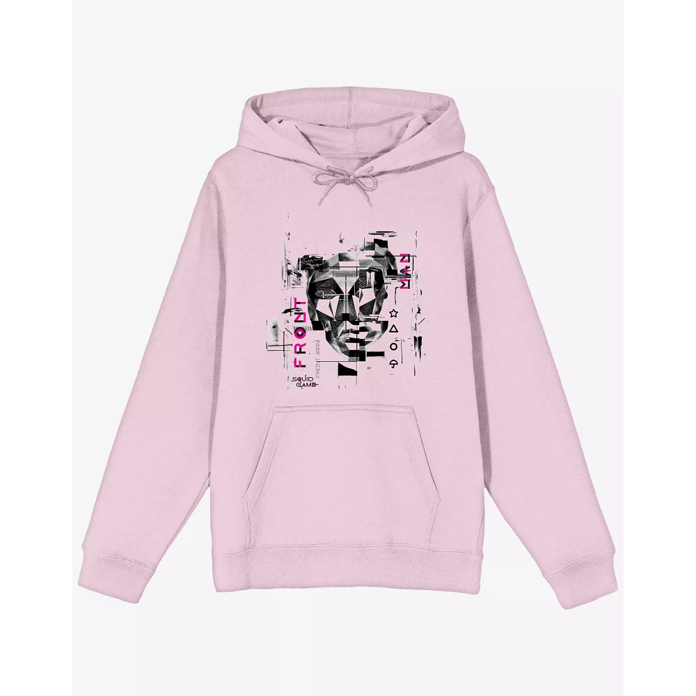 Pink Front Man Hoodie - Squid Game