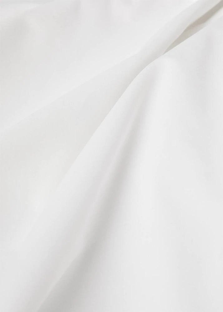 Cotton percale hemstitched top sheet for / cm bed
