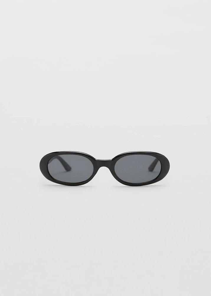 Oval-frame sunglasses