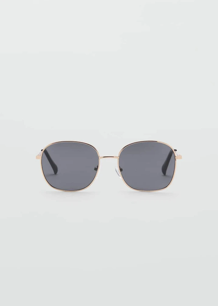 Metallic frame sunglasses