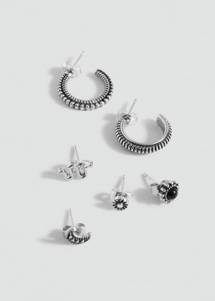 6-pack earrings