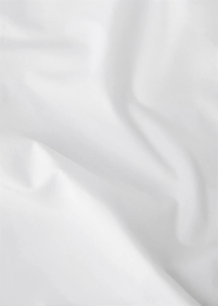 Percale cotton top sheet for 200 cm bed
