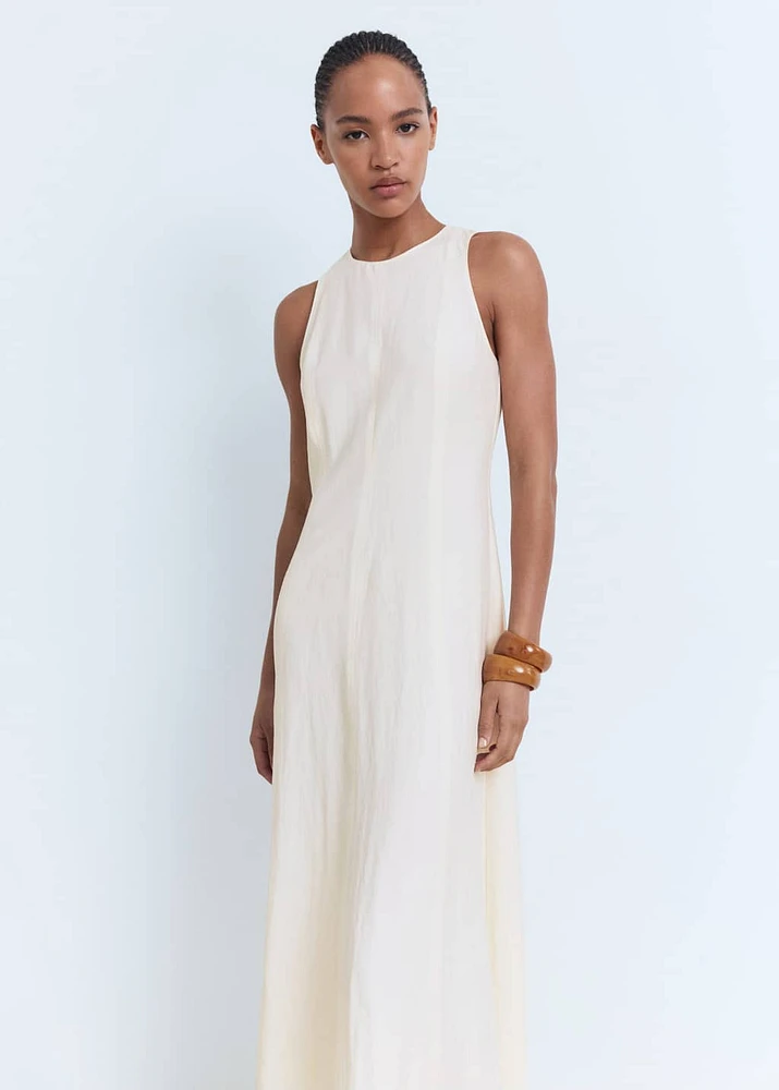 Flared midi-dress