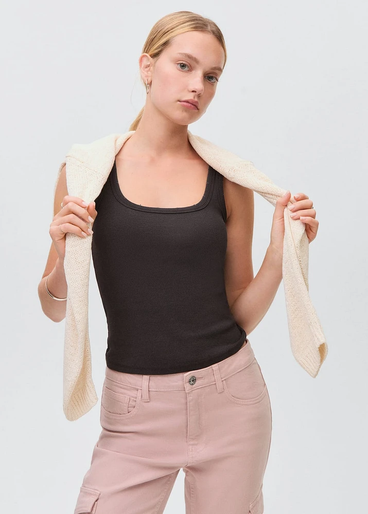Flared cargo jeans